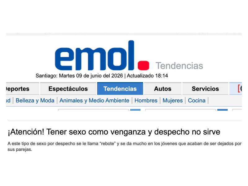 Nota de El Mercurio (Emol) que cita al equipo de Centro Psiquis